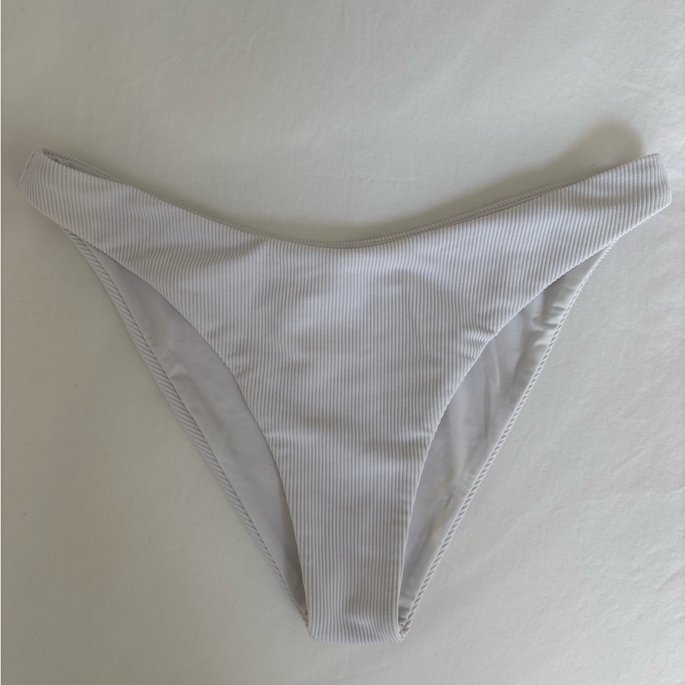 Beach Riot Ribbed White Bikini - Picture 12 of 16